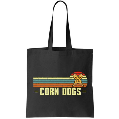 Retro Corn Dogs Make Hot Dogs On Stick Corn Dog Lover Bag