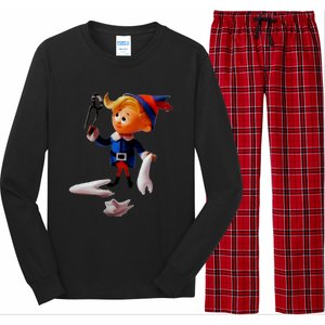 Retro Christmas Dentist Hermey The Elf Cool Gift Long Sleeve Pajama Set