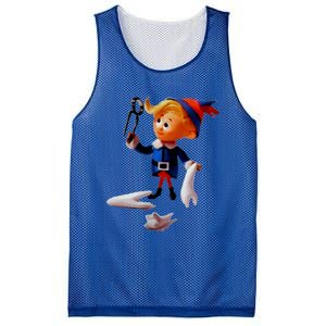 Retro Christmas Dentist Hermey The Elf Cool Gift Mesh Reversible Basketball Jersey Tank