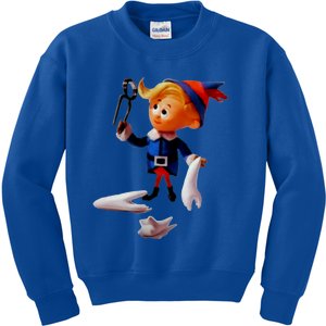 Retro Christmas Dentist Hermey The Elf Cool Gift Kids Sweatshirt