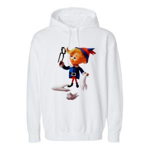 Retro Christmas Dentist Hermey The Elf Cool Gift Garment-Dyed Fleece Hoodie