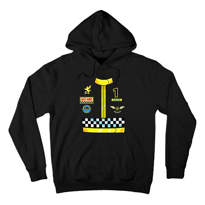 Race Car Driver Costume Birthday Halloween Hoodie