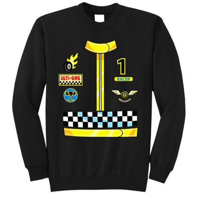 Race Car Driver Costume Birthday Halloween Sweatshirt