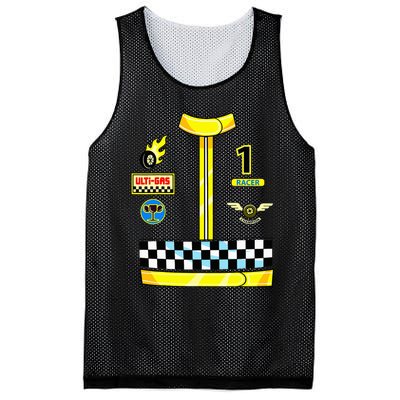 Race Car Driver Costume Birthday Halloween Mesh Reversible Basketball Jersey Tank