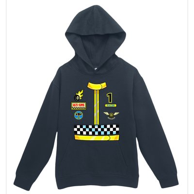 Race Car Driver Costume Birthday Halloween Urban Pullover Hoodie