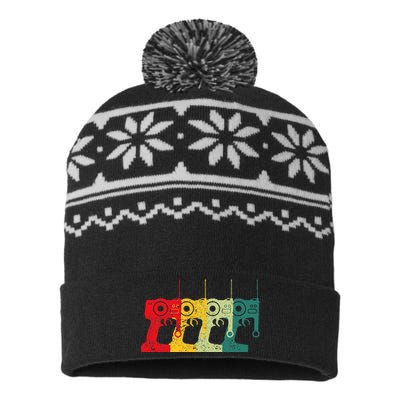 RC Car Drivers Funny RC Car Racing Lovers Enthusiasts USA-Made Snowflake Beanie