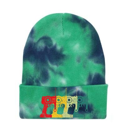 RC Car Drivers Funny RC Car Racing Lovers Enthusiasts Tie Dye 12in Knit Beanie