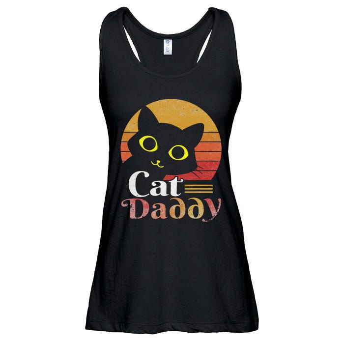 Retro Cat Daddy 80s 90S Style Cat Retro Cat Sunglasses Ladies Essential Flowy Tank