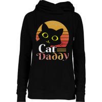 Retro Cat Daddy 80s 90S Style Cat Retro Cat Sunglasses Womens Funnel Neck Pullover Hood