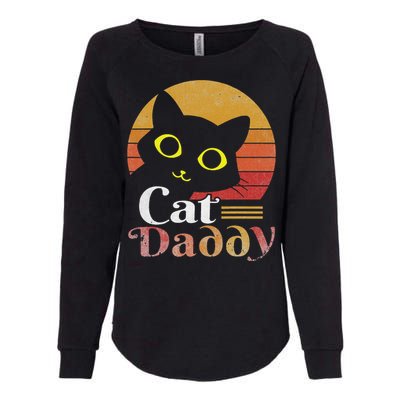 Retro Cat Daddy 80s 90S Style Cat Retro Cat Sunglasses Womens California Wash Sweatshirt