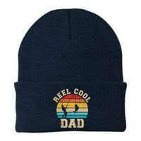 Reel cool dad fishing vintage retro Knit Cap Winter Beanie