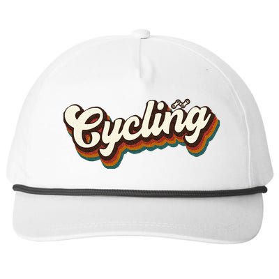 Retro Cycling Design For Cyclist Cycling Snapback Five-Panel Rope Hat