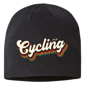 Retro Cycling Design For Cyclist Cycling Sustainable Beanie