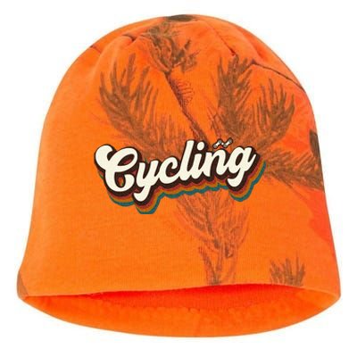 Retro Cycling Design For Cyclist Cycling Kati - Camo Knit Beanie