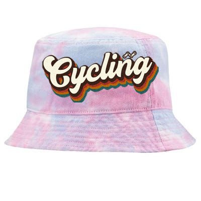 Retro Cycling Design For Cyclist Cycling Tie-Dyed Bucket Hat