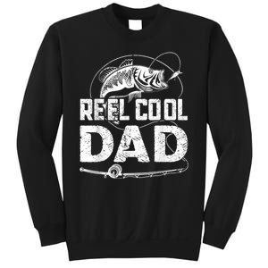 Reel Cool Dad Fishing Daddy Fathers Day Funny Sweatshirt