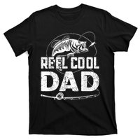 Reel Cool Dad Fishing Daddy Fathers Day Funny T-Shirt