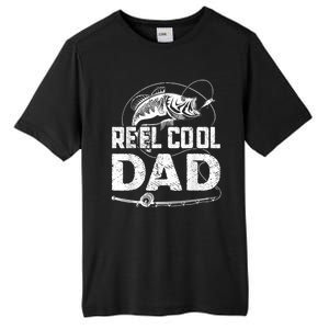 Reel Cool Dad Fishing Daddy Fathers Day Funny Tall Fusion ChromaSoft Performance T-Shirt