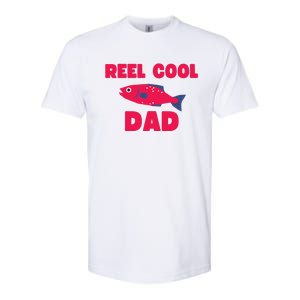 Reel Cool Dad Funny Fishing Dad Softstyle CVC T-Shirt