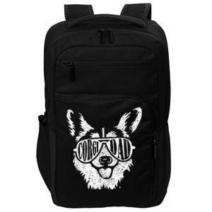 Retro Corgi Dad Gift Dog Owner Pet Welsh Corgi Fathers Day Impact Tech Backpack