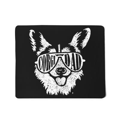 Retro Corgi Dad Gift Dog Owner Pet Welsh Corgi Fathers Day Mousepad