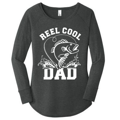 Reel cool dad fishing Women's Perfect Tri Tunic Long Sleeve Shirt