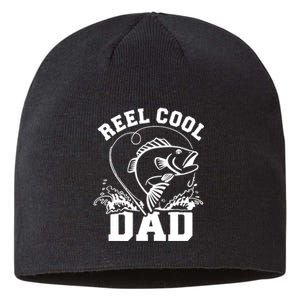 Reel cool dad fishing Sustainable Beanie