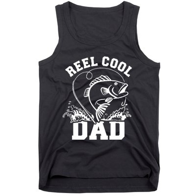 Reel cool dad fishing Tank Top