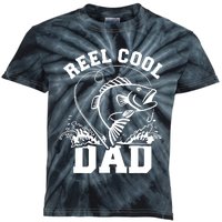 Reel cool dad fishing Kids Tie-Dye T-Shirt