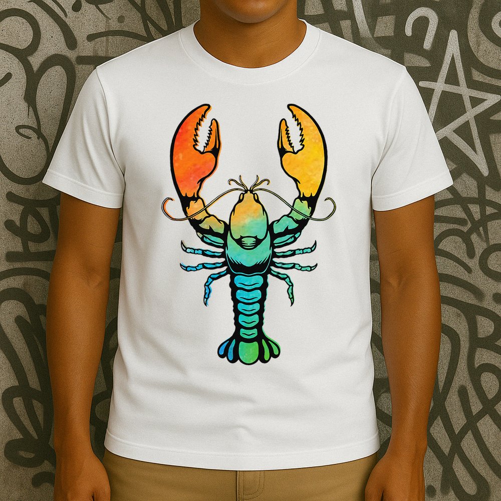 Retro Crawfish Design Louisiana Crayfish Lobster T-Shirt