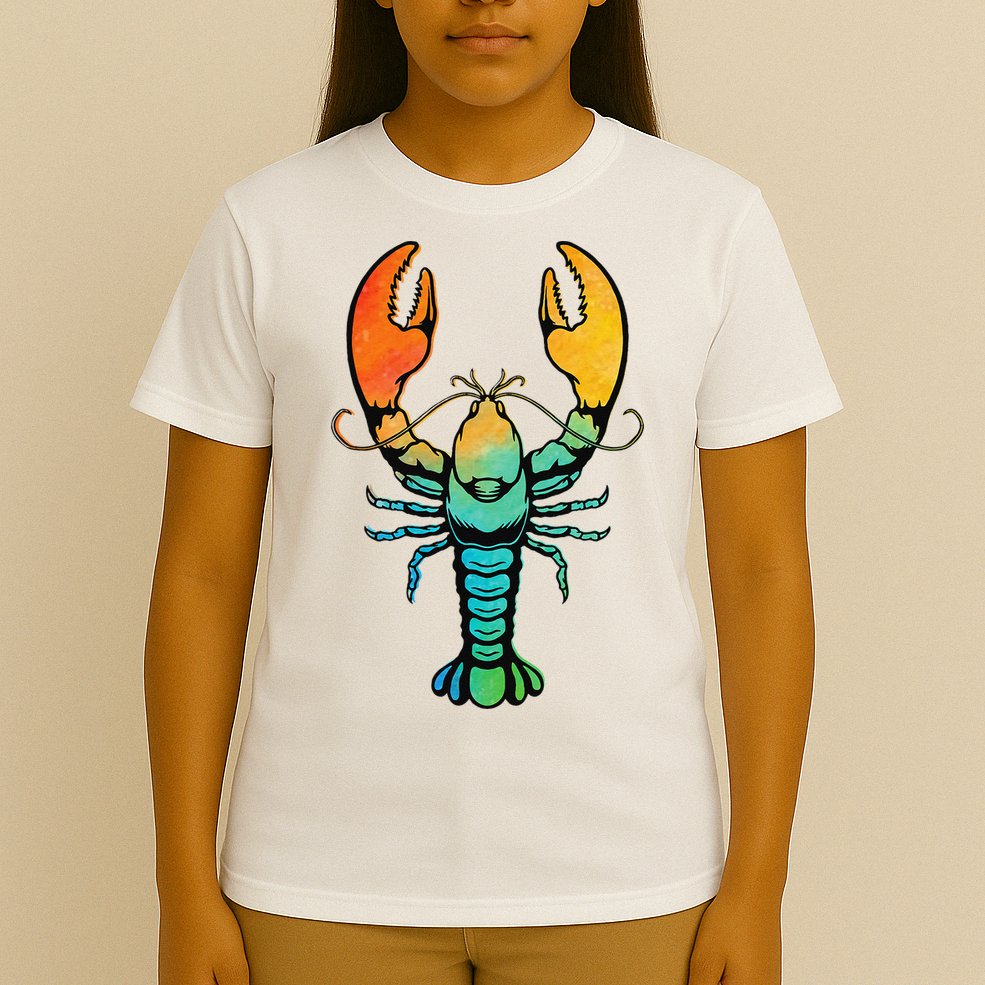Retro Crawfish Design Louisiana Crayfish Lobster T-Shirt