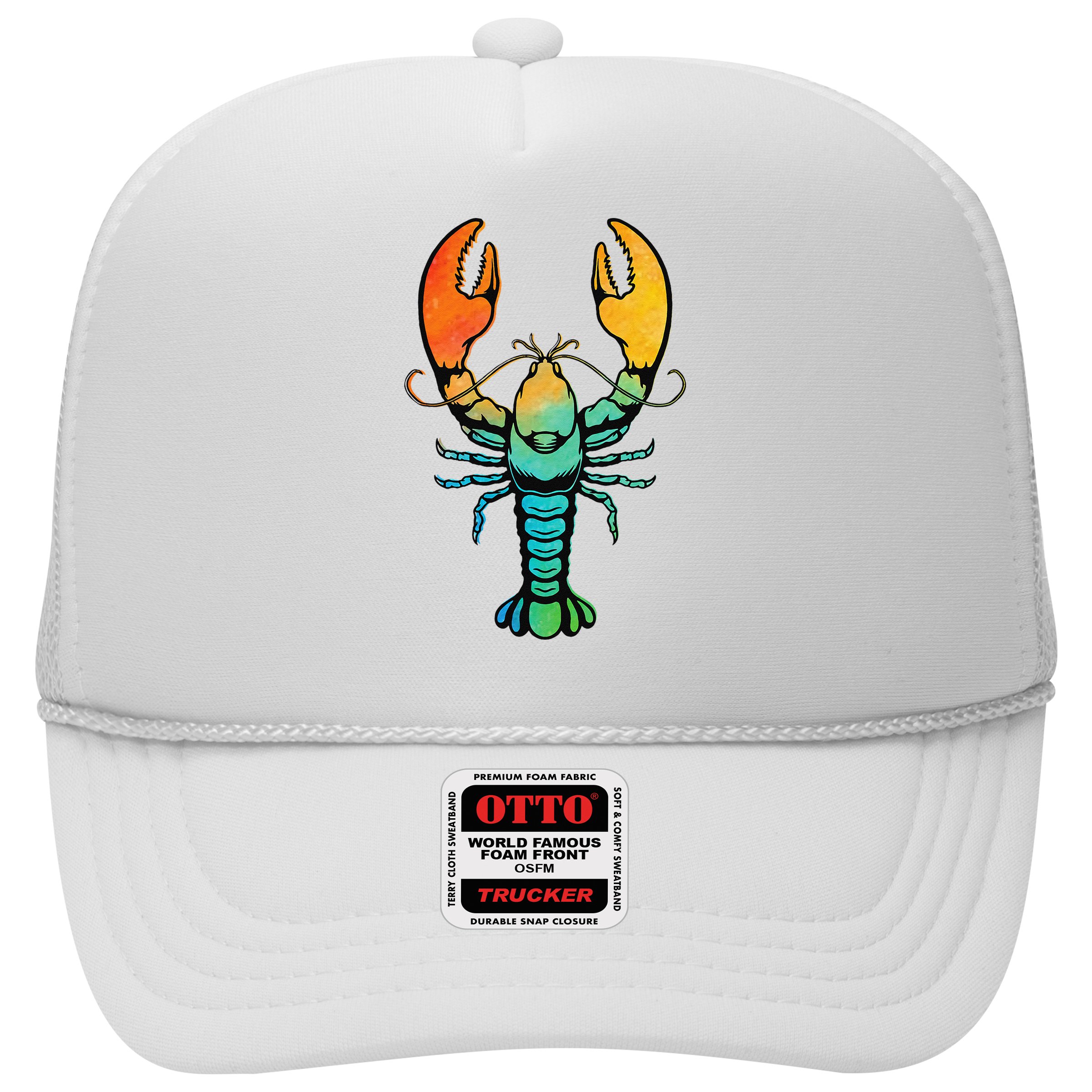 Retro Crawfish Design Louisiana Crayfish Lobster Hat