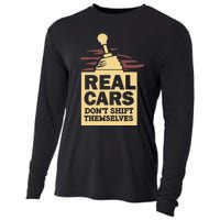 Real Cars Dont Shift Themselves Cooling Performance Long Sleeve Crew