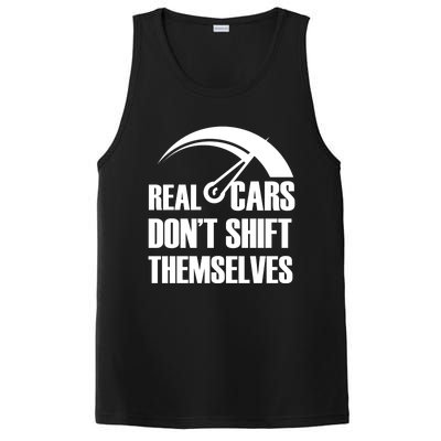 Real Cars Don't Shift Themselves Auto Racing Mechanic Gift PosiCharge Competitor Tank