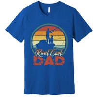 Reel Cool Dad Gift Cool Vintage Retro Fishing Family Funny Gift Premium T-Shirt