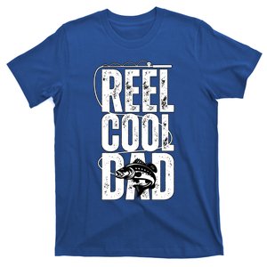 Reel Cool Dad Funny Fisher Fishing Angler Bass Fish Cool Gift T-Shirt