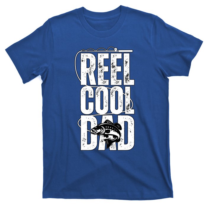 Reel Cool Dad Funny Fisher Fishing Angler Bass Fish Cool Gift T-Shirt