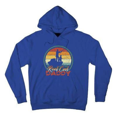 Reel Cool Daddy Cool Gift Cool Retro Vintage Fishing Family Gift Tall Hoodie