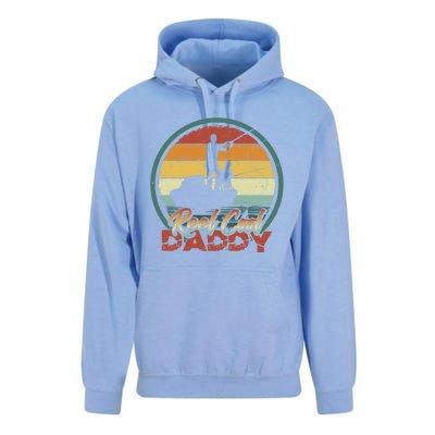 Reel Cool Daddy Cool Gift Cool Retro Vintage Fishing Family Gift Unisex Surf Hoodie