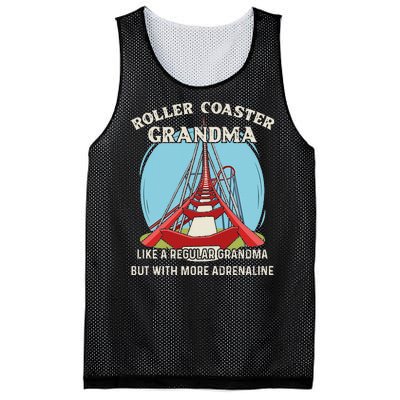 Roller Coaster Design For Your Roller Coaster Grandma Mesh Reversible Basketball Jersey Tank