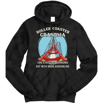 Roller Coaster Design For Your Roller Coaster Grandma Tie Dye Hoodie