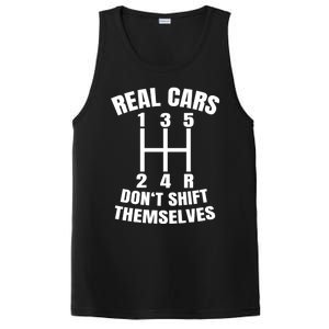 Real Cars Don't Shift Thems Mechanic Auto Racing Gift PosiCharge Competitor Tank