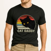 Retro Cat Daddy Cute Cats Lover For Dad Cooling Performance Crew T-Shirt