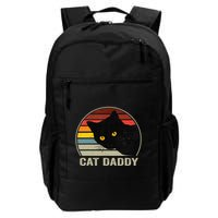 Retro Cat Daddy Cute Cats Lover For Dad Backpack
