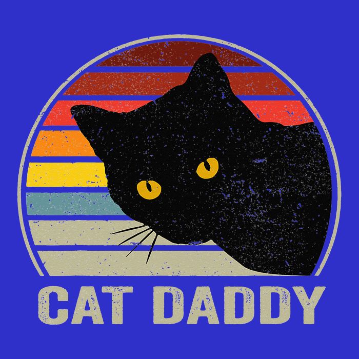 Retro Cat Daddy Cute Cats Lover For Dad Sweatshirt