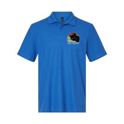 Retro Cat Daddy Cute Cats Lover For Dad Polo
