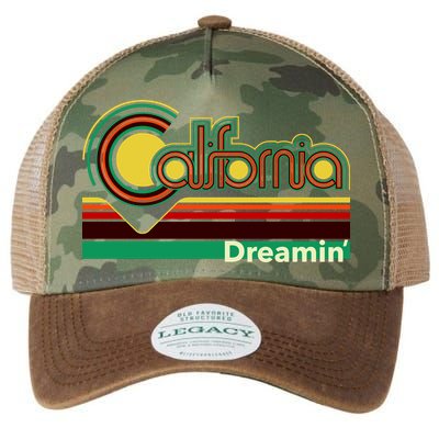 Retro California Dreamin Legacy Tie Dye Trucker Hat