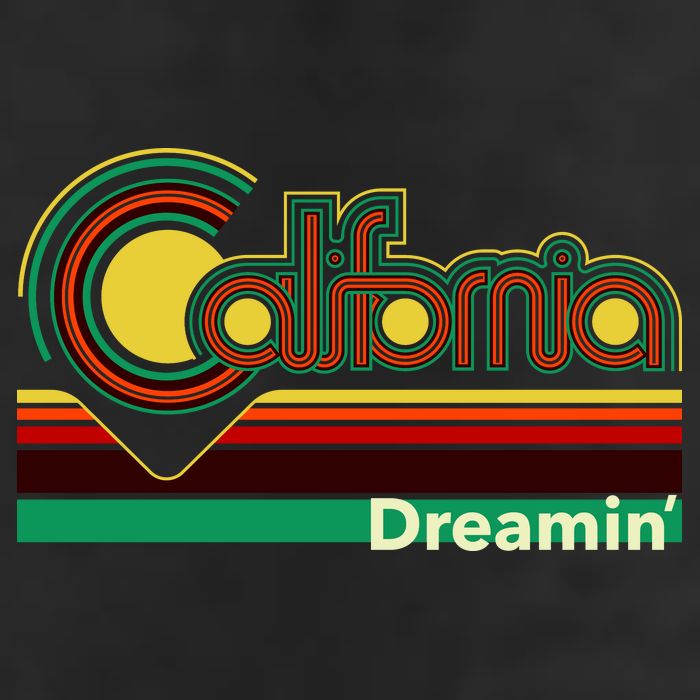 Retro California Dreamin Cool Comfort Performance Bucket Hat