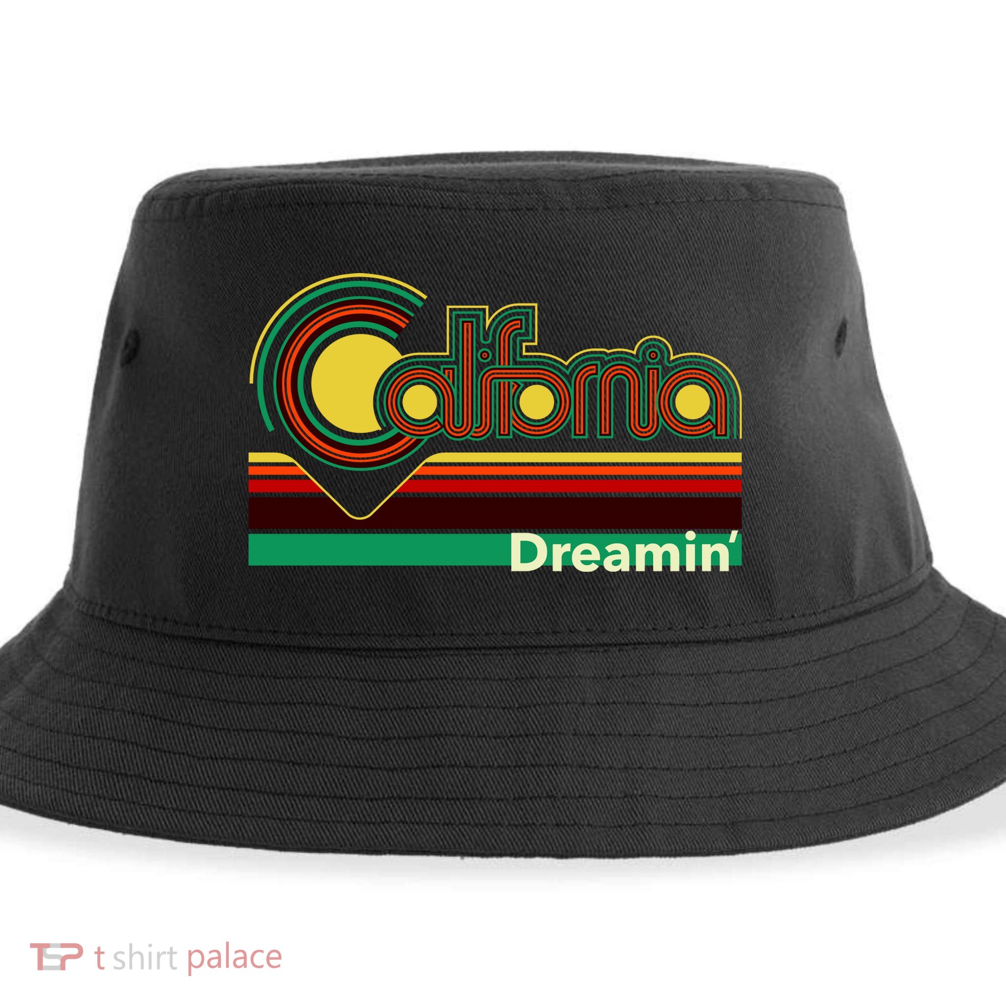 Retro California Dreamin Sustainable Bucket Hat