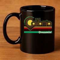 Retro California Dreamin 11oz C Handle Ceramic Mug